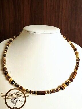 Earth Colors Red Creek Jasper Necklace Prescription For Grounding And Relaxation
